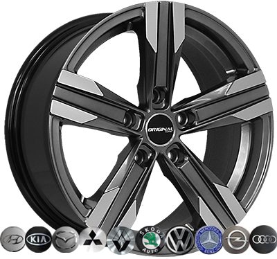 ZY 657 HB-P R16 W7 PCD 5x112 ET 40 DIA 66,6