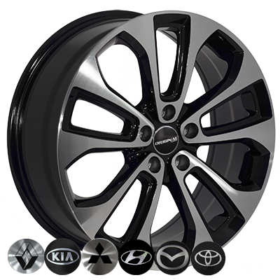 TRW Z1212 BMF R19 W7,5 PCD5x114,3 ET45 DIA67,1