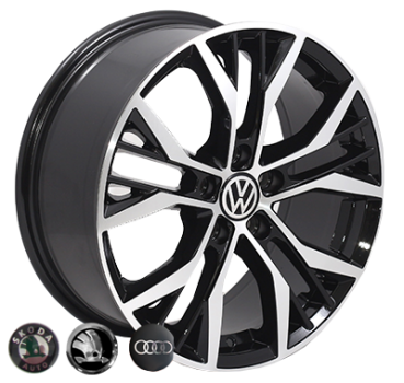 Replica BK713 BP R17 W7,5 PCD5x112 ET45 DIA57,1
