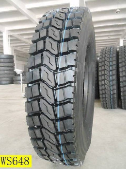 Wosen WS648 9.00 R20 144/142K карьерная 16PR с камерой и ободной лентой