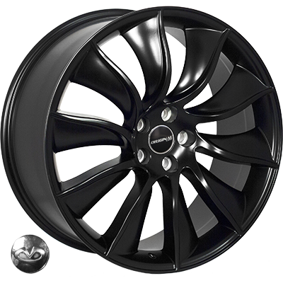 ZF 259 Matt Black R21 W9,5 PCD5x114,3 ET50 DIA66,1