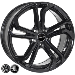 ZW BK5620 Black R17 W7,5 PCD5x112 ET45 DIA57,1